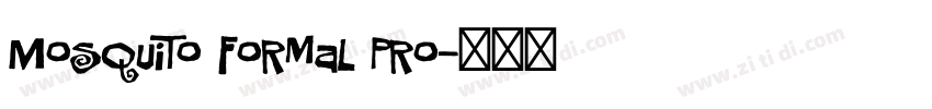 Mosquito Formal Pro字体转换